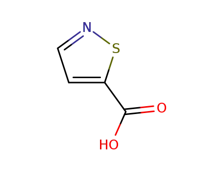 Molecular Structure of 10271-85-9 (5-ISOTHIAZOLECARBOXYLIC ACID)