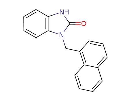 Molecular Structure of 537702-24-2 (2H-Benzimidazol-2-one,1,3-dihydro-1-(1-naphthalenylmethyl)-)