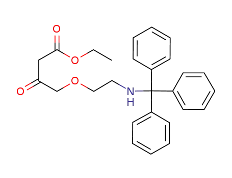 Ethyl 3-oxo-4-[2-[(triphenylmethyl)amino]ethoxy]butanoate