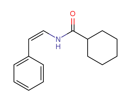 Cyclohexanecarboxamide, N-[(1Z)-2-phenylethenyl]-