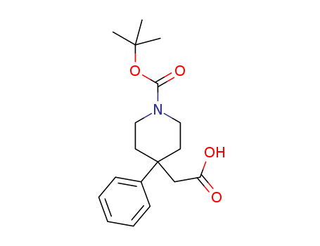 2-(1-(tert-butoxycarbonyl)-4-phenylpiperidin-4-yl)acetic acid