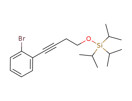 1-bromo-2-[4-(triisopropylsiloxy)but-1-ynyl]benzene