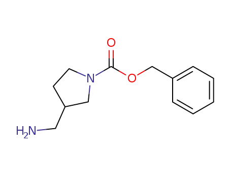 Molecular Structure of 315717-77-2 (3-AMINOMETHYL-PYRROLIDINE-1-CARBOXYLIC ACID BENZYL ESTER)