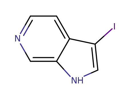 Molecular Structure of 956003-24-0 (3-Iodo-1H-pyrrolo[2,3-c]pyridine)