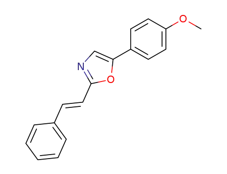 (E) 5-(4-methoxyphenyl)-2-(2-phenylethenyl)oxazole
