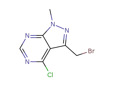 3-bromomethyl-4-chloro-1-methyl-1H-pyrazolo[3,4-d]pyrimidine