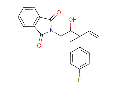 2-(3-(4-fluorophenyl)-2-hydroxy-3-methylpent-4-en-1-yl)isoindoline-1,3-dione