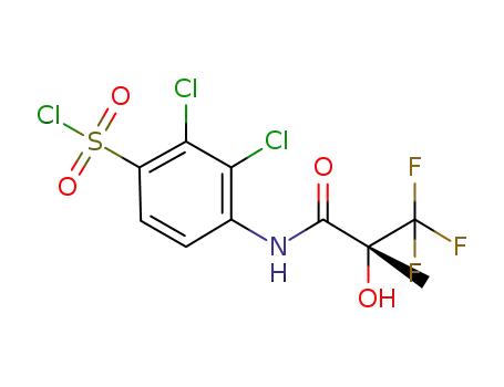 (R)-N-[2,3-dichloro-4-(chlorosulphonyl)phenyl]-3,3,3-trifluoro-2-hydroxy-2-methylpropanamide
