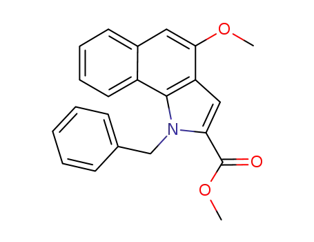 1-benzyl-2-carbomethoxy-4-methoxy-6,7-benzoindole