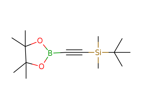 tert-butyldimethyl(2-(4,4,5,5-tetramethyl-1,3,2-dioxaborolan-2-yl)ethynyl)silane