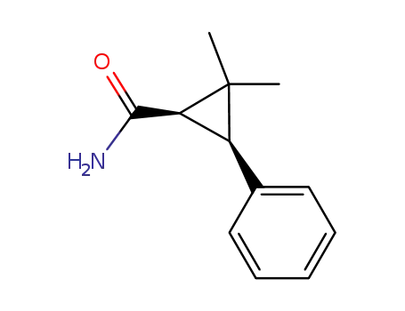 (+/-)-trans-2,2-dimethyl-3-phenylcyclopropanecarboxamide