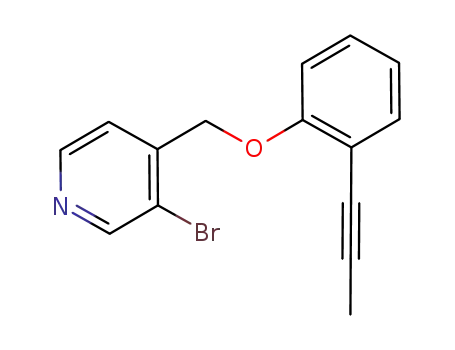 3-bromo-4-(2-prop-1-ynyl-phenoxymethyl)-pyridine