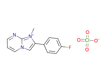 2-(4-fluorophenyl)-1-methylimidazo[1,2-a]pyrimidin-1-ium perchlorate