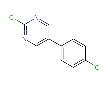 2-Chloro-5-(4-chlorophenyl)pyrimidine 27956-40-7