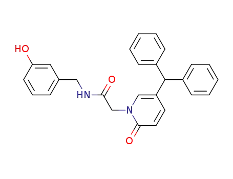 2-[5-(diphenylmethyl)-2-oxo-1(2H)-pyridinyl]-N-(3-hydroxybenzyl)acetamide
