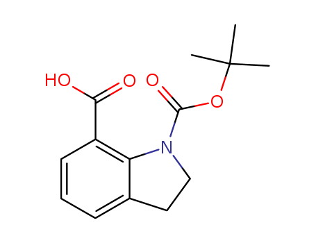 N-Boc-indoline-7-carboxylic acid cas no. 143262-20-8 98%