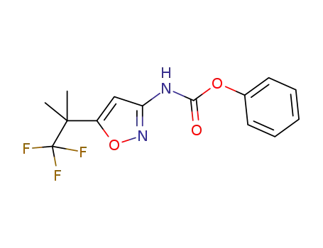 phenyl (5-(1,1,1-trifluoro-2-methylpropan-2-yl)isoxazol-3-yl)carbamate