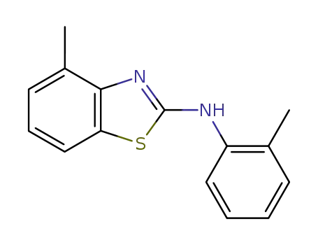 Molecular Structure of 74821-71-9 (4-methyl-N-(o-tolyl)benzo[d]thiazol-2-amine)