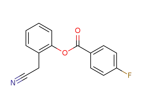 2-(cyanomethyl)phenyl 4'-fluorobenzoate