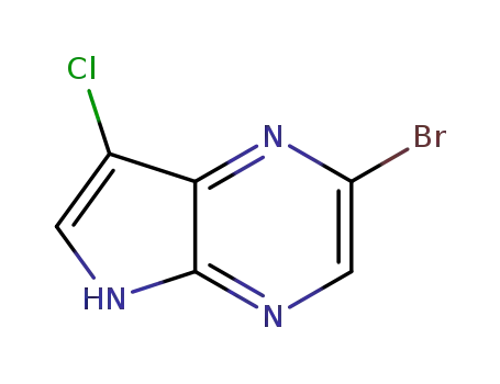 2-bromo-7-chloro-5H-pyrrolo[2,3-b]pyrazine