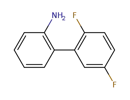 Molecular Structure of 873056-63-4 ([1,1'-Biphenyl]-2-amine, 2',5'-difluoro-)