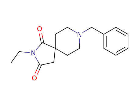 8-benzyl-2-ethyl-2,8-diazaspiro[4.5]decane-1,3-dione