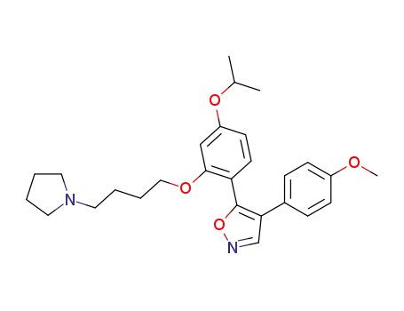 5-{4-isopropoxy-2-[4-(pyrrolidin-1-yl)butoxy]phenyl}-4-(4-methoxyphenyl)isoxazole