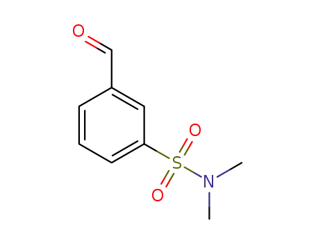 Molecular Structure of 132390-68-2 (3-Formyl-N,N-dimethyl-benzenesulfonamide)