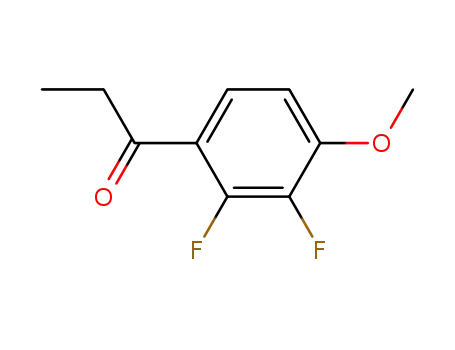 Molecular Structure of 1093857-88-5 (2,3-difluoro-4-methoxypropiophenone)