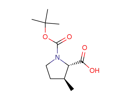 1,2-Pyrrolidinedicarboxylic acid, 3-methyl-, 1-(1,1-dimethylethyl) ester,
(2S,3S)-