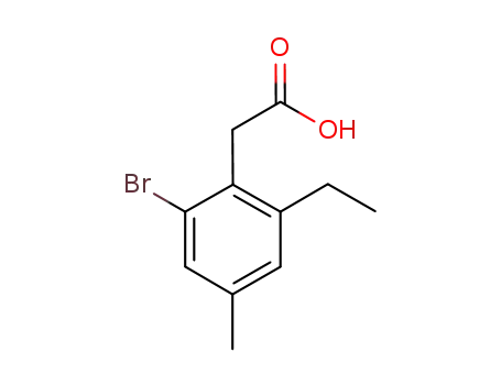 2-(2-bromo-6-ethyl-4-methylphenyl)acetic acid