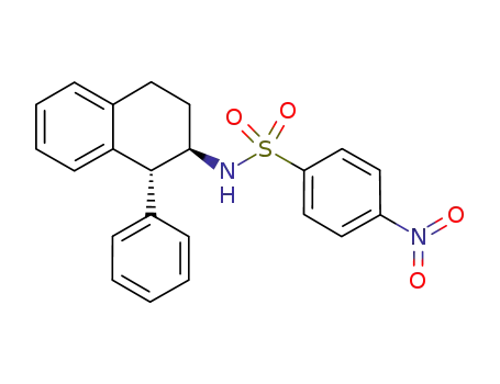 Molecular Structure of 1191292-41-7 (4-nitro-N-(1-phenyl-1,2,3,4-tetrahydronaphthalen-2-yl)benzenesulfonamide)