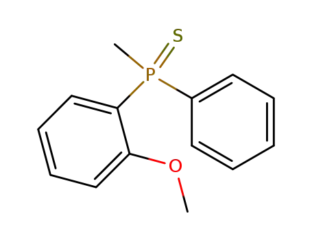 Molecular Structure of 325801-03-4 (Phosphine sulfide, (2-methoxyphenyl)methylphenyl-)