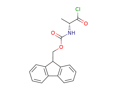 Molecular Structure of 144073-15-4 (FMOC-D-ALA-CL)
