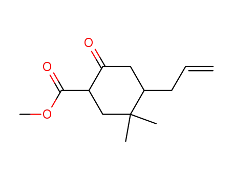 4-allyl-5,5-dimethyl-2-oxo-cyclohexanecarboxylic acid methyl ester