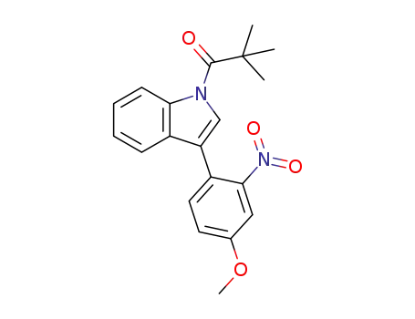 3-(4'-methoxy-2'-nitrophenyl)-N-pivaloylindole