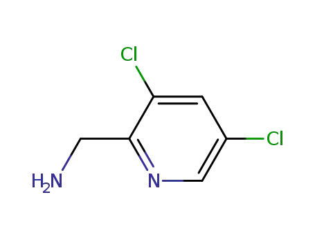 Molecular Structure of 756462-58-5 ((3,5-dichloropyridin-2-yl)methanamine)
