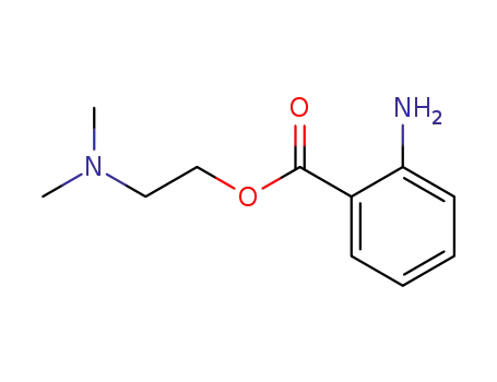 Molecular Structure of 14115-02-7 (2-(dimethylamino)ethyl 2-aminobenzoate)