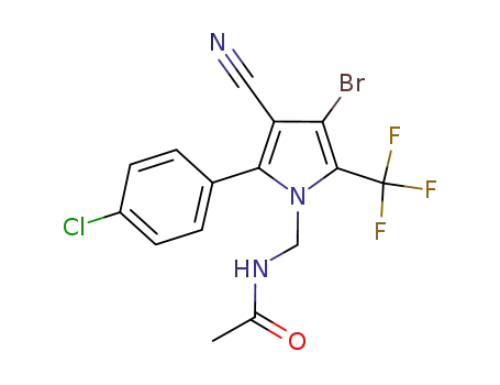 Acetamide,
N-[[3-bromo-5-(4-chlorophenyl)-4-cyano-2-(trifluoromethyl)-1H-pyrrol-1-
yl]methyl]-