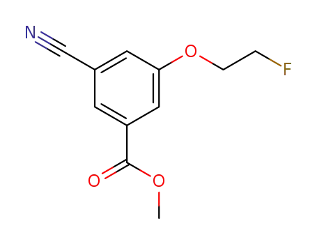 methyl 3-cyano-5-(2-fluoroethoxy)benzoate