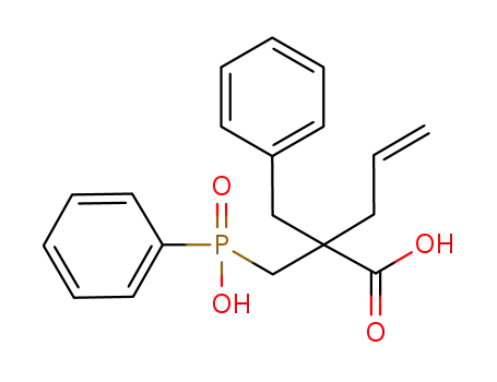 2-benzyl-2-{[hydroxy(phenyl)phosphinoyl]methyl}pent-4-enoic acid
