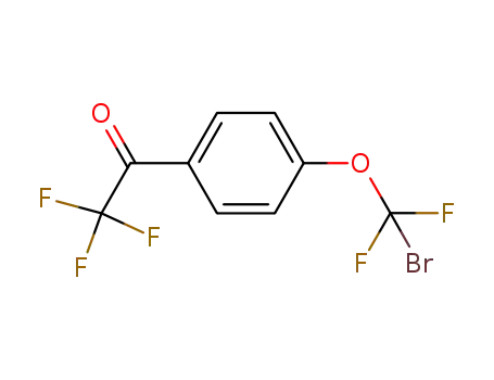 Molecular Structure of 849370-45-2 (4'-bromodifluoromethoxy-2,2,2-trifluoroacetophenone)