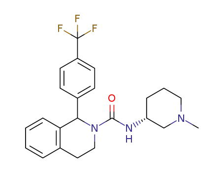 N-((R)-1-methylpiperidin-3-yl)-1-(4-(trifluoromethyl)phenyl)-3,4-dihydroiso-quinoline-2(1H)-carboxamide