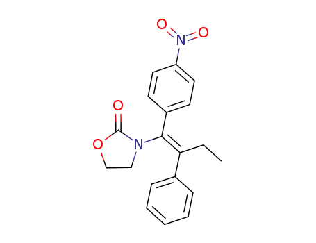 3-[(Z)-1-(4-nitrophenyl)-2-phenylbut-1-enyl]oxazolidin-2-one