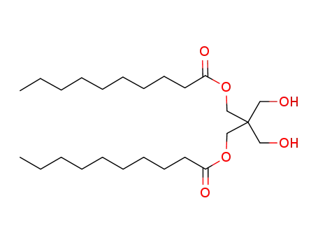 Molecular Structure of 61361-83-9 (2,2-bis(hydroxymethyl)-1,3-propanediyl didecanoate)