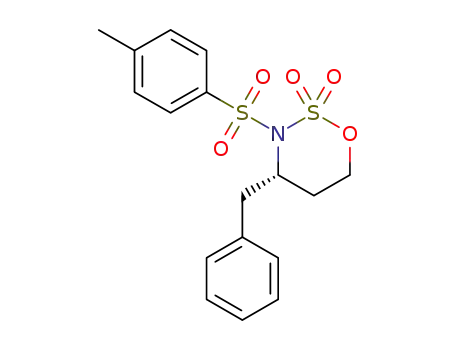 4-benzyl-3-tosyl[1,2,3]oxathiazinane-2,2-dioxide