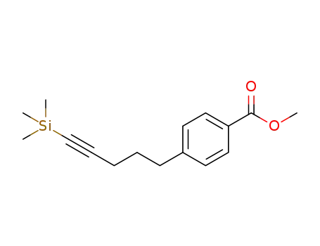 methyl 4-[5-(trimethylsilyl)-pent-4-ynyl]benzoate