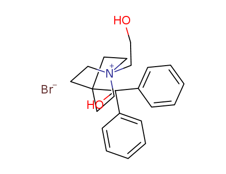 4-(Hydroxydiphenylmethyl)-1-(2-hydroxyethyl)-1-azoniabicyclo[2.2.2]octane bromide