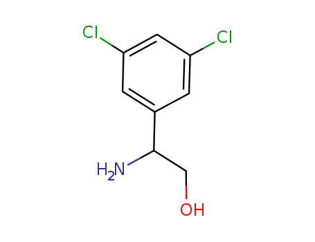 Molecular Structure of 372144-00-8 (1-(3,5-DICHLOROPHENYL)-2-HYDROXYETHYLAMINE)
