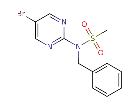 N-(5-bromo-2-pyrimidinyl)-N-(phenylmethyl)-methansulfonamide
